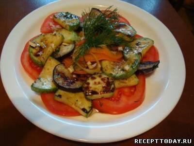 Рецепт Салат «Маринованные и обжаренные овощи»